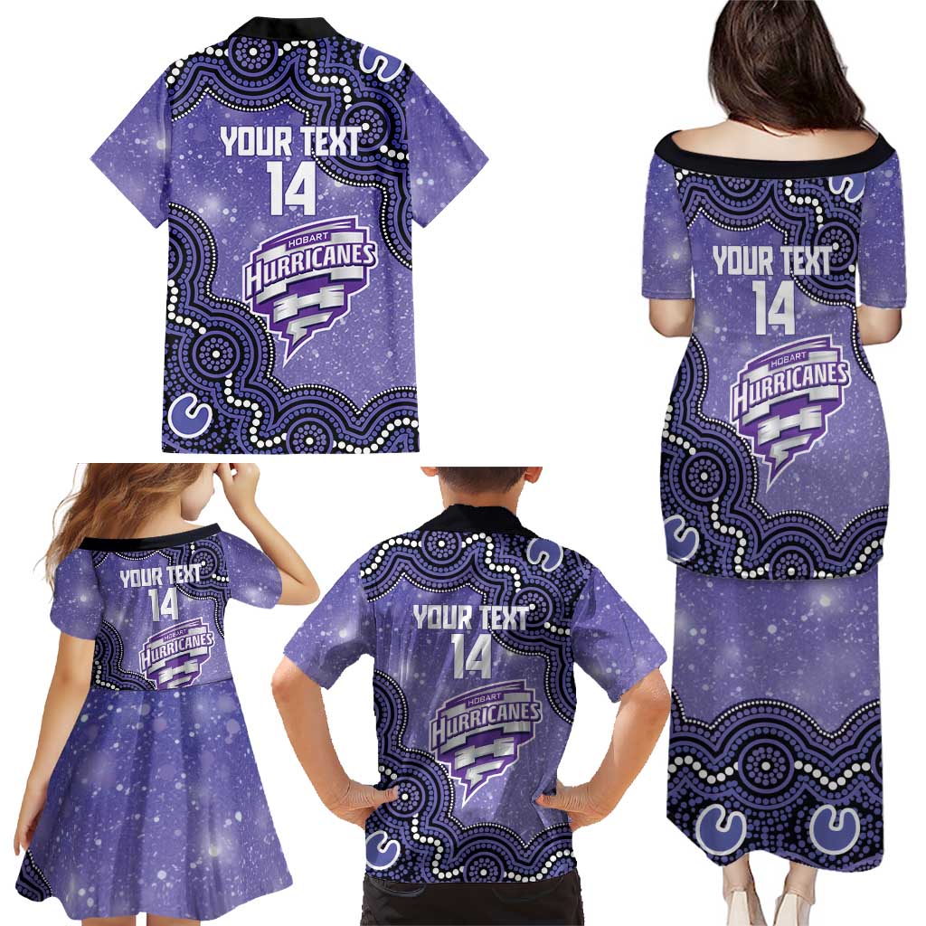 Hobart Hurricanes NAIDOC Week 2026 Custom Family Matching Puletasi and Hawaiian Shirt 50 Years Deadly Indigenous Art Glitter Effect