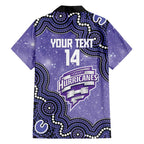 Hobart Hurricanes NAIDOC Week 2026 Custom Family Matching Puletasi and Hawaiian Shirt 50 Years Deadly Indigenous Art Glitter Effect