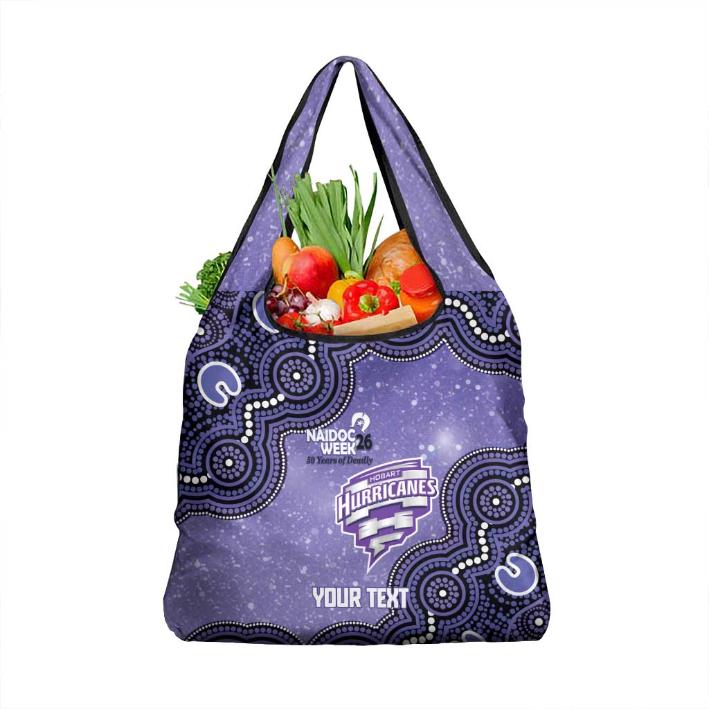 Hobart Hurricanes NAIDOC Week 2026 Custom Grocery Bag 50 Years Deadly Indigenous Art Glitter Effect