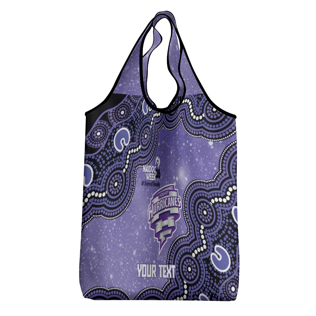 Hobart Hurricanes NAIDOC Week 2026 Custom Grocery Bag 50 Years Deadly Indigenous Art Glitter Effect