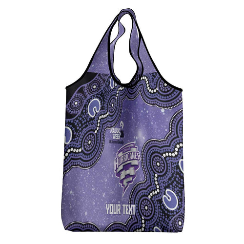 Hobart Hurricanes NAIDOC Week 2026 Custom Grocery Bag 50 Years Deadly Indigenous Art Glitter Effect