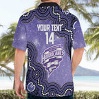 Hobart Hurricanes NAIDOC Week 2026 Custom Hawaiian Shirt 50 Years Deadly Indigenous Art Glitter Effect