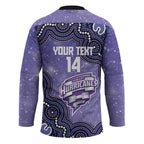 Hobart Hurricanes NAIDOC Week 2026 Custom Hockey Jersey 50 Years Deadly Indigenous Art Glitter Effect