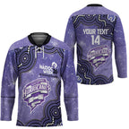 Hobart Hurricanes NAIDOC Week 2026 Custom Hockey Jersey 50 Years Deadly Indigenous Art Glitter Effect