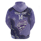 Hobart Hurricanes NAIDOC Week 2026 Custom Hoodie 50 Years Deadly Indigenous Art Glitter Effect