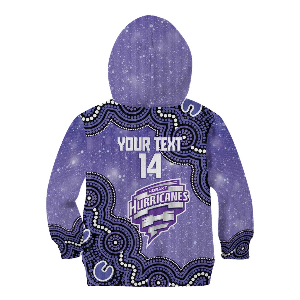 Hobart Hurricanes NAIDOC Week 2026 Custom Kid Hoodie 50 Years Deadly Indigenous Art Glitter Effect