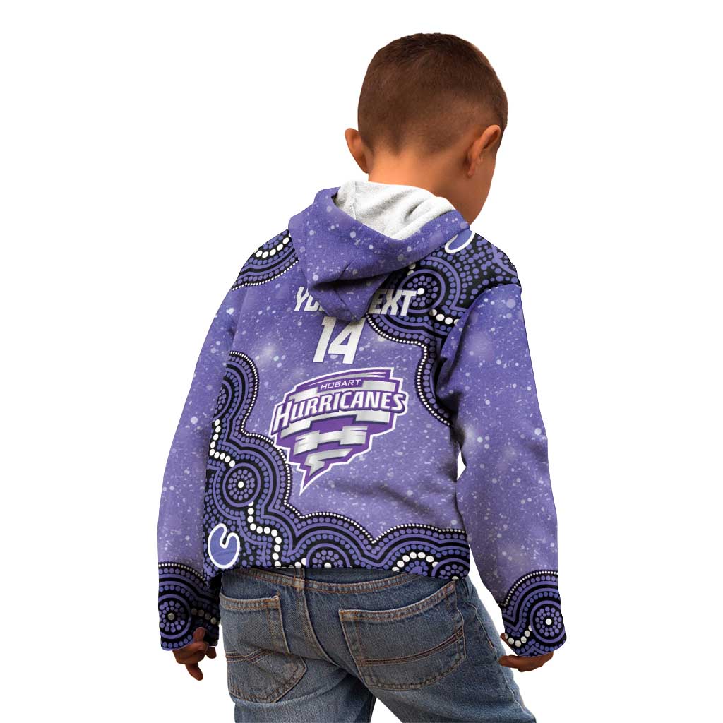 Hobart Hurricanes NAIDOC Week 2026 Custom Kid Hoodie 50 Years Deadly Indigenous Art Glitter Effect