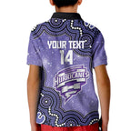 Hobart Hurricanes NAIDOC Week 2026 Custom Kid Polo Shirt 50 Years Deadly Indigenous Art Glitter Effect