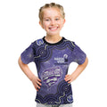 Hobart Hurricanes NAIDOC Week 2026 Custom Kid T Shirt 50 Years Deadly Indigenous Art Glitter Effect