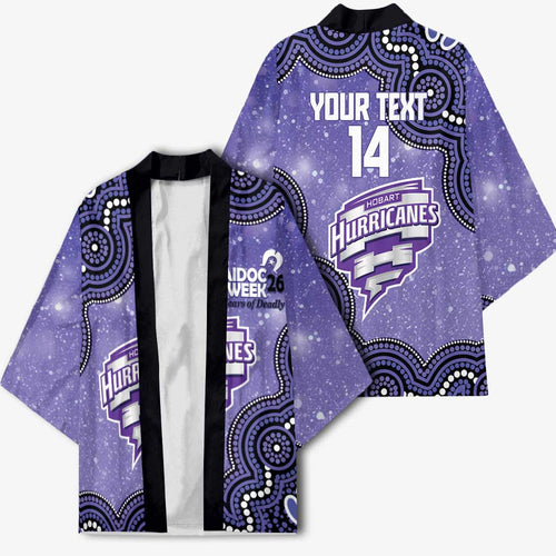 Hobart Hurricanes NAIDOC Week 2026 Custom Kimono 50 Years Deadly Indigenous Art Glitter Effect