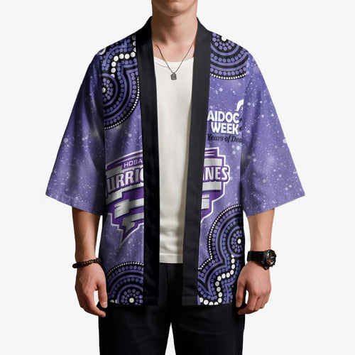 Hobart Hurricanes NAIDOC Week 2026 Custom Kimono 50 Years Deadly Indigenous Art Glitter Effect