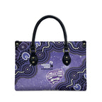 Hobart Hurricanes NAIDOC Week 2026 Custom Leather Bag 50 Years Deadly Indigenous Art Glitter Effect