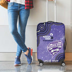 Hobart Hurricanes NAIDOC Week 2026 Custom Luggage Cover 50 Years Deadly Indigenous Art Glitter Effect