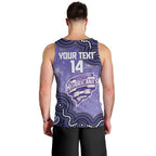 Hobart Hurricanes NAIDOC Week 2026 Custom Men Tank Top 50 Years Deadly Indigenous Art Glitter Effect