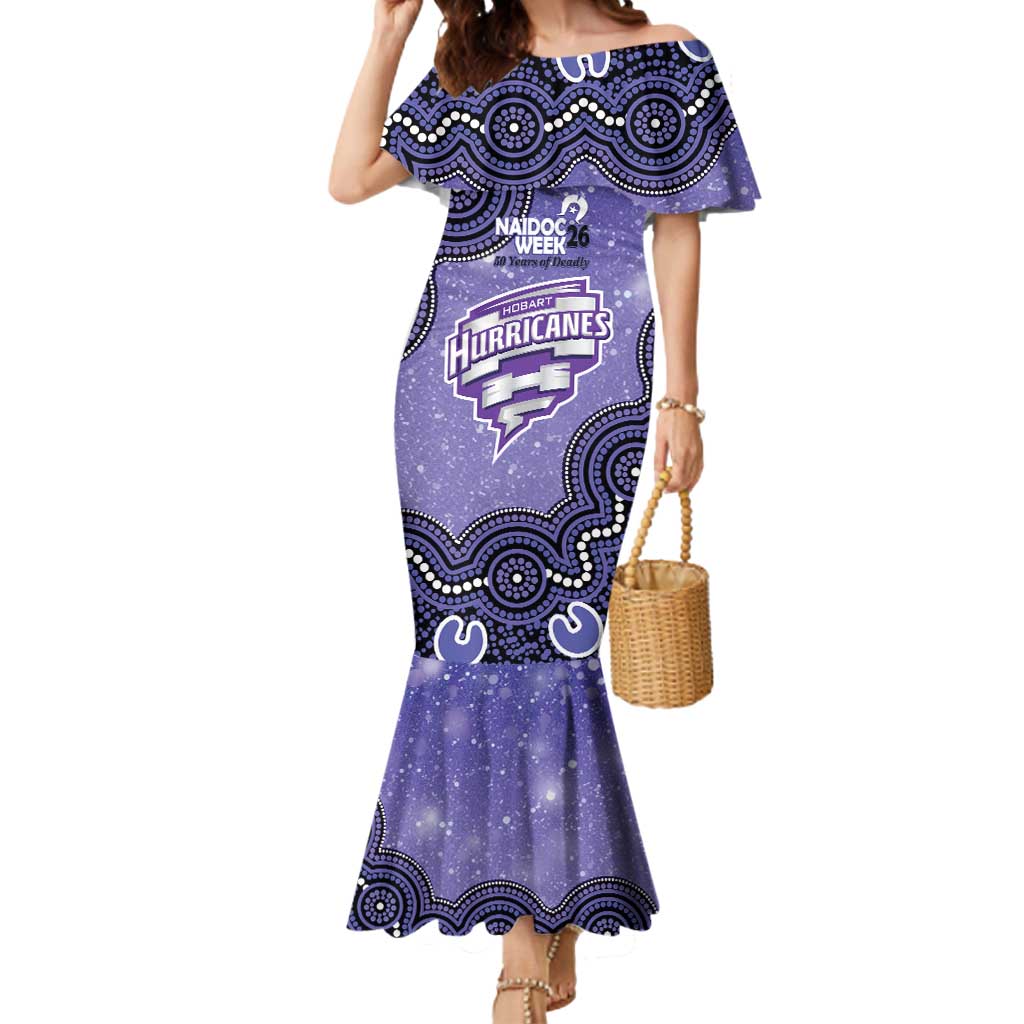 Hobart Hurricanes NAIDOC Week 2026 Custom Mermaid Dress 50 Years Deadly Indigenous Art Glitter Effect