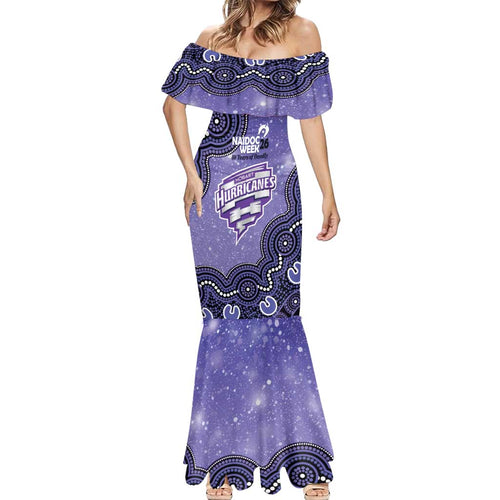 Hobart Hurricanes NAIDOC Week 2026 Custom Mermaid Dress 50 Years Deadly Indigenous Art Glitter Effect