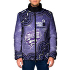 Hobart Hurricanes NAIDOC Week 2026 Custom Padded Jacket 50 Years Deadly Indigenous Art Glitter Effect