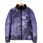 Hobart Hurricanes NAIDOC Week 2026 Custom Padded Jacket 50 Years Deadly Indigenous Art Glitter Effect