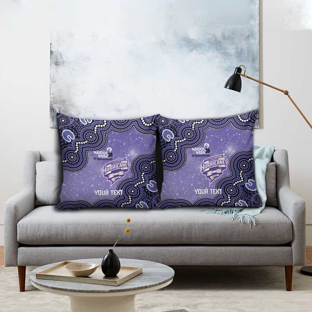 Hobart Hurricanes NAIDOC Week 2026 Custom Pillow Cover 50 Years Deadly Indigenous Art Glitter Effect