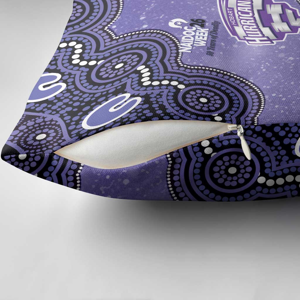 Hobart Hurricanes NAIDOC Week 2026 Custom Pillow Cover 50 Years Deadly Indigenous Art Glitter Effect
