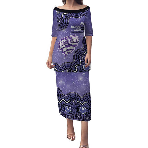 Hobart Hurricanes NAIDOC Week 2026 Custom Puletasi 50 Years Deadly Indigenous Art Glitter Effect