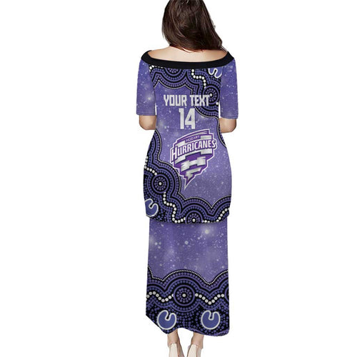 Hobart Hurricanes NAIDOC Week 2026 Custom Puletasi 50 Years Deadly Indigenous Art Glitter Effect