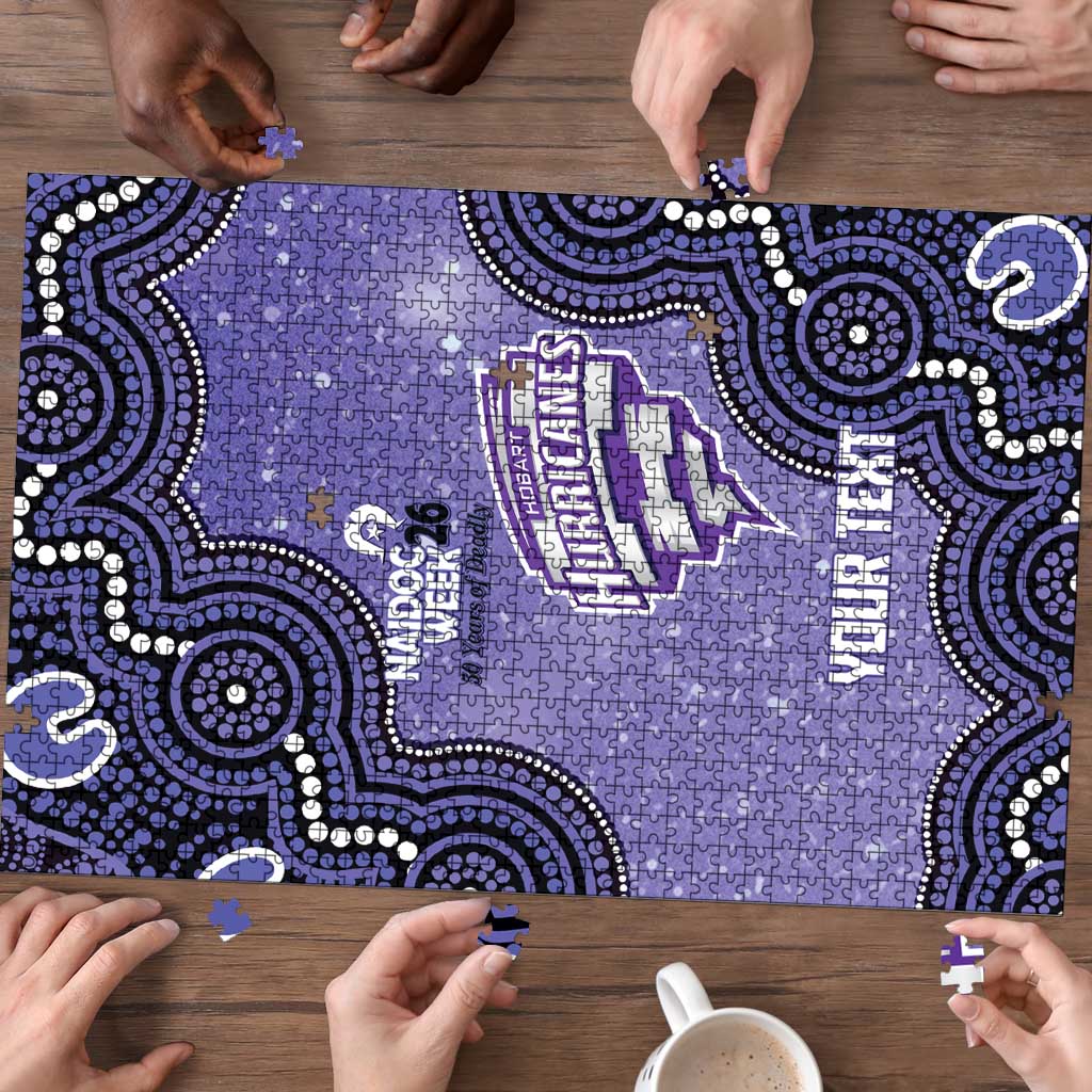Hobart Hurricanes NAIDOC Week 2026 Custom Puzzle 50 Years Deadly Indigenous Art Glitter Effect