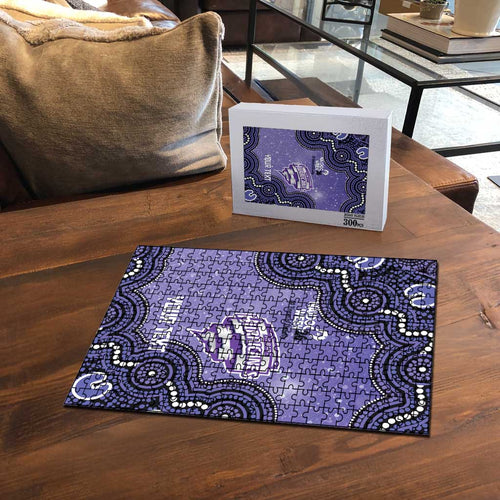 Hobart Hurricanes NAIDOC Week 2026 Custom Puzzle 50 Years Deadly Indigenous Art Glitter Effect
