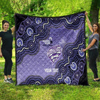Hobart Hurricanes NAIDOC Week 2026 Custom Quilt 50 Years Deadly Indigenous Art Glitter Effect