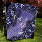 Hobart Hurricanes NAIDOC Week 2026 Custom Quilt 50 Years Deadly Indigenous Art Glitter Effect