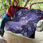 Hobart Hurricanes NAIDOC Week 2026 Custom Quilt 50 Years Deadly Indigenous Art Glitter Effect