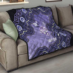 Hobart Hurricanes NAIDOC Week 2026 Custom Quilt 50 Years Deadly Indigenous Art Glitter Effect