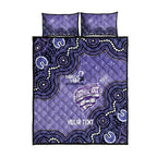 Hobart Hurricanes NAIDOC Week 2026 Custom Quilt Bed Set 50 Years Deadly Indigenous Art Glitter Effect