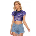 Hobart Hurricanes NAIDOC Week 2026 Custom Raglan Cropped T Shirt 50 Years Deadly Indigenous Art Glitter Effect