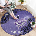 Hobart Hurricanes NAIDOC Week 2026 Custom Round Carpet 50 Years Deadly Indigenous Art Glitter Effect