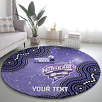 Hobart Hurricanes NAIDOC Week 2026 Custom Round Carpet 50 Years Deadly Indigenous Art Glitter Effect