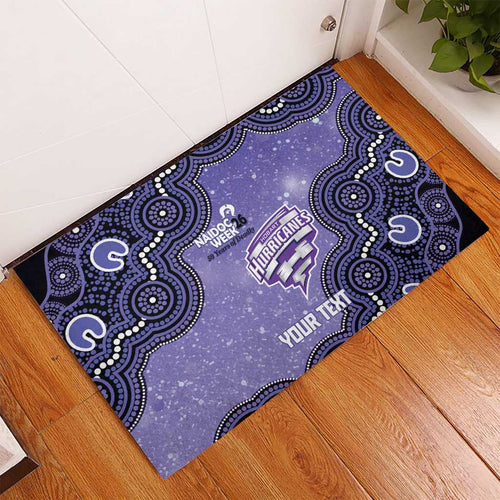 Hobart Hurricanes NAIDOC Week 2026 Custom Rubber Doormat 50 Years Deadly Indigenous Art Glitter Effect