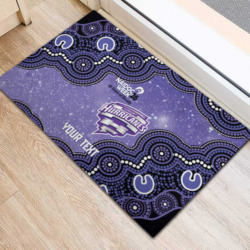 Hobart Hurricanes NAIDOC Week 2026 Custom Rubber Doormat 50 Years Deadly Indigenous Art Glitter Effect