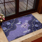 Hobart Hurricanes NAIDOC Week 2026 Custom Rubber Doormat 50 Years Deadly Indigenous Art Glitter Effect