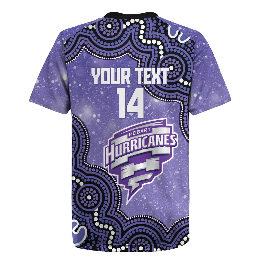 Hobart Hurricanes NAIDOC Week 2026 Custom Rugby Jersey 50 Years Deadly Indigenous Art Glitter Effect