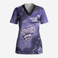 Hobart Hurricanes NAIDOC Week 2026 Custom Scrub Top 50 Years Deadly Indigenous Art Glitter Effect