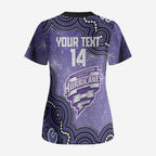 Hobart Hurricanes NAIDOC Week 2026 Custom Scrub Top 50 Years Deadly Indigenous Art Glitter Effect