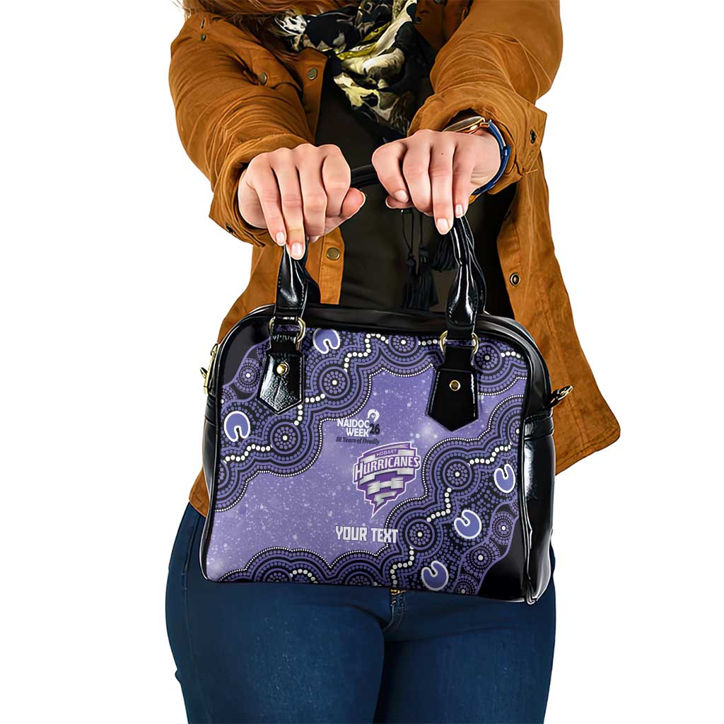 Hobart Hurricanes NAIDOC Week 2026 Custom Shoulder Handbag 50 Years Deadly Indigenous Art Glitter Effect