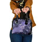 Hobart Hurricanes NAIDOC Week 2026 Custom Shoulder Handbag 50 Years Deadly Indigenous Art Glitter Effect