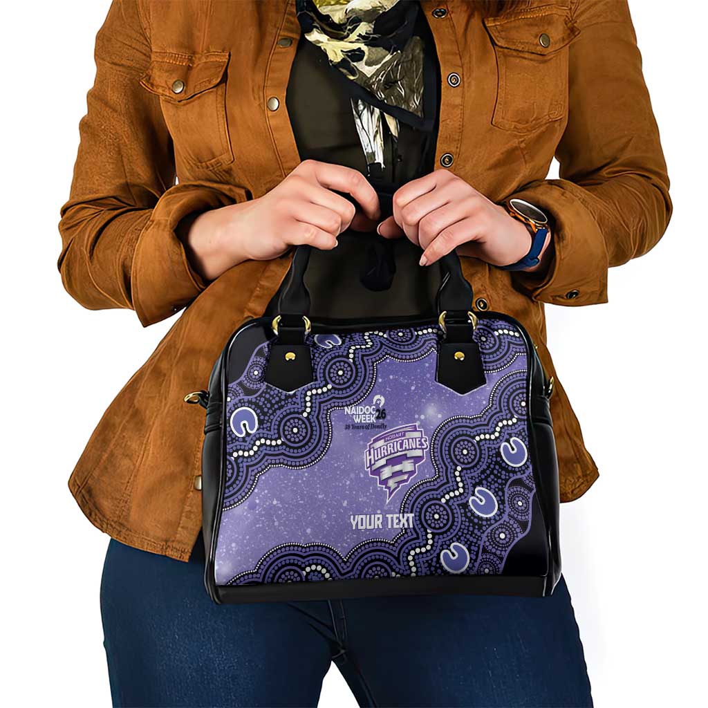 Hobart Hurricanes NAIDOC Week 2026 Custom Shoulder Handbag 50 Years Deadly Indigenous Art Glitter Effect