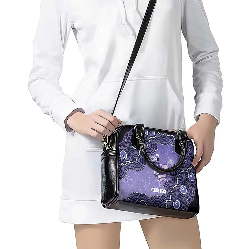 Hobart Hurricanes NAIDOC Week 2026 Custom Shoulder Handbag 50 Years Deadly Indigenous Art Glitter Effect