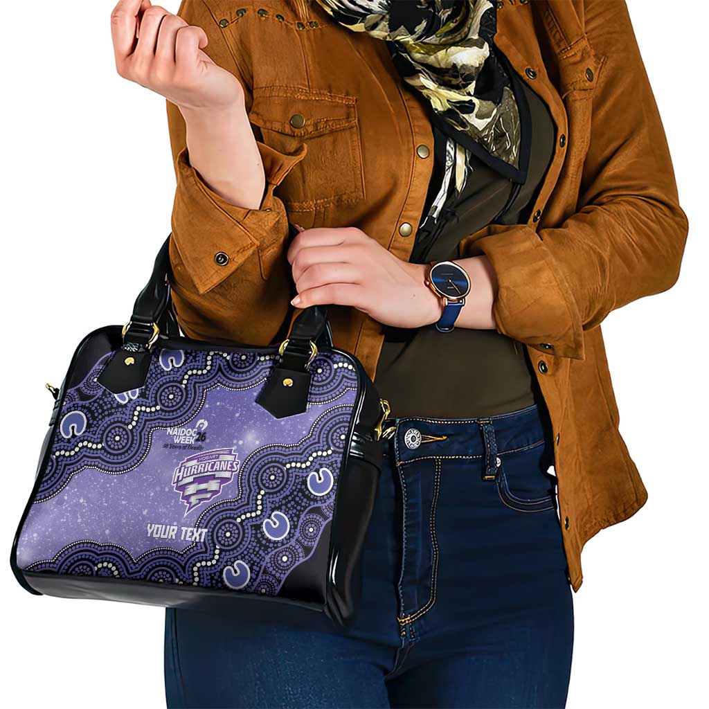 Hobart Hurricanes NAIDOC Week 2026 Custom Shoulder Handbag 50 Years Deadly Indigenous Art Glitter Effect