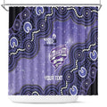 Hobart Hurricanes NAIDOC Week 2026 Custom Shower Curtain 50 Years Deadly Indigenous Art Glitter Effect