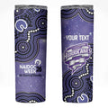 Hobart Hurricanes NAIDOC Week 2026 Custom Skinny Tumbler 50 Years Deadly Indigenous Art Glitter Effect