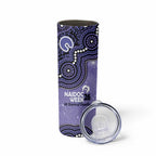 Hobart Hurricanes NAIDOC Week 2026 Custom Skinny Tumbler 50 Years Deadly Indigenous Art Glitter Effect